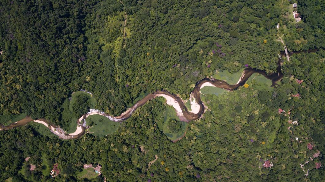 Rivier in het Amazone-gebied