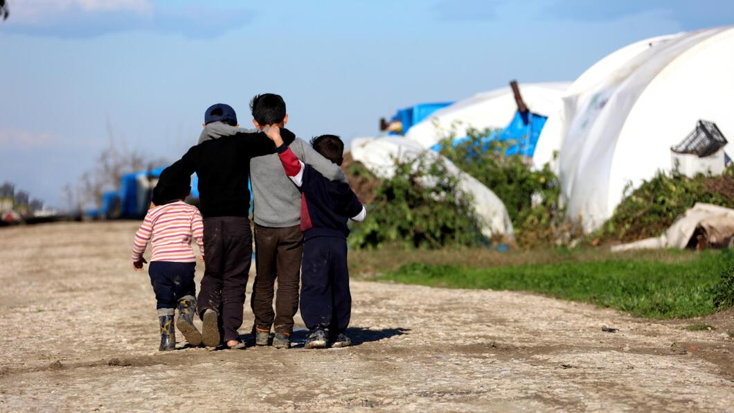 Vluchtelingenkinderen in Griekenland