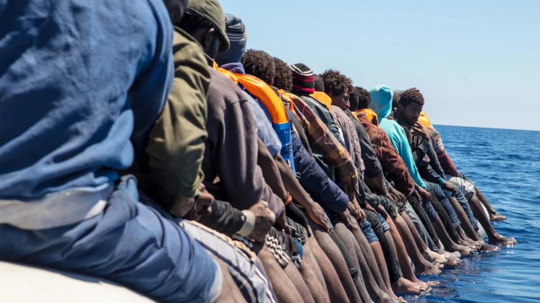migranten op boot