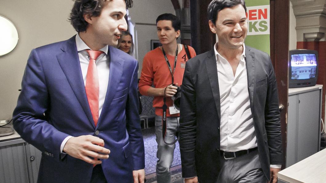 Thomas Piketty op bezoek bij GroenLinks Thomas Piketty op bezoek bij GroenLinks
