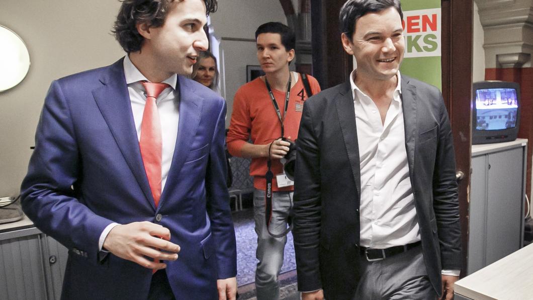 Thomas Piketty op bezoek bij GroenLinks