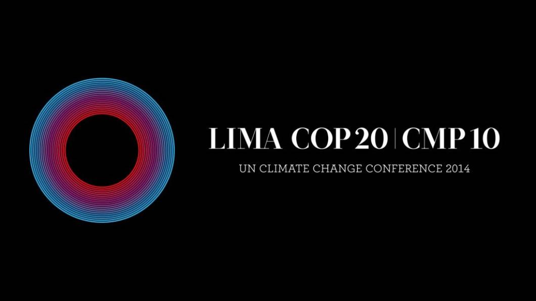 Logo van de klimaattop in Lima Logo van de klimaattop in Lima