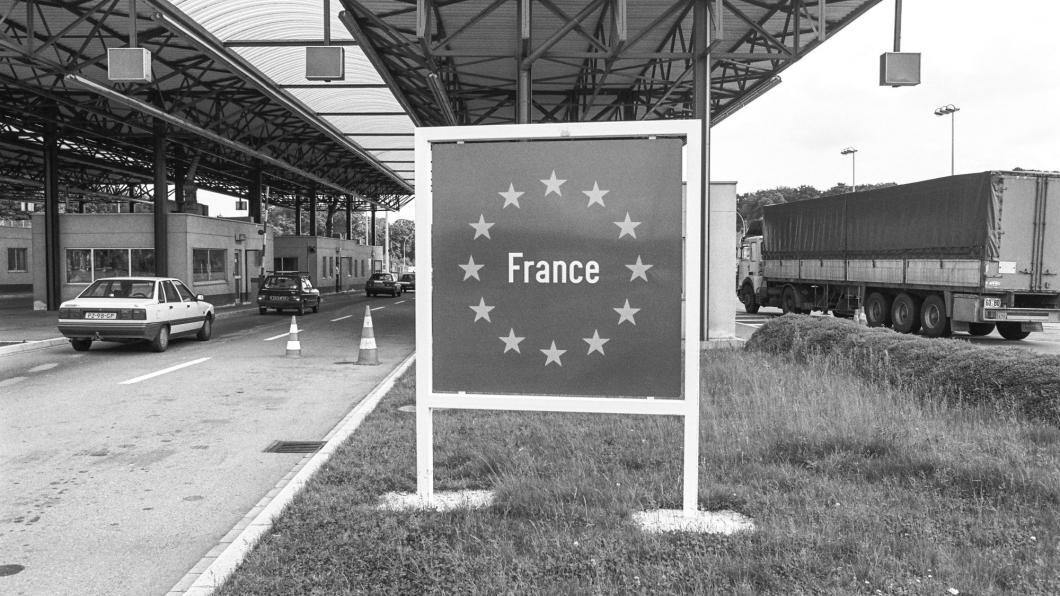 1986: Controle aan de Franse grens 1986: Controle aan de Franse grens