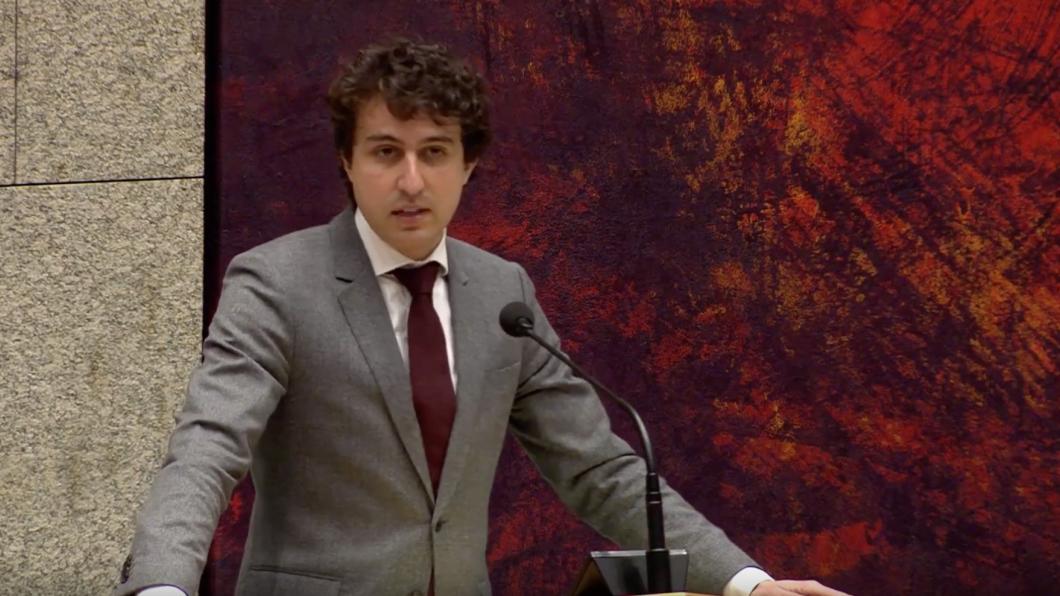 Jesse Klaver bij het debat over het coronavirus