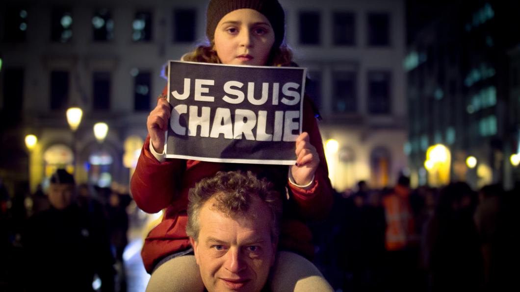 Charlie-demonstratie in Brussel