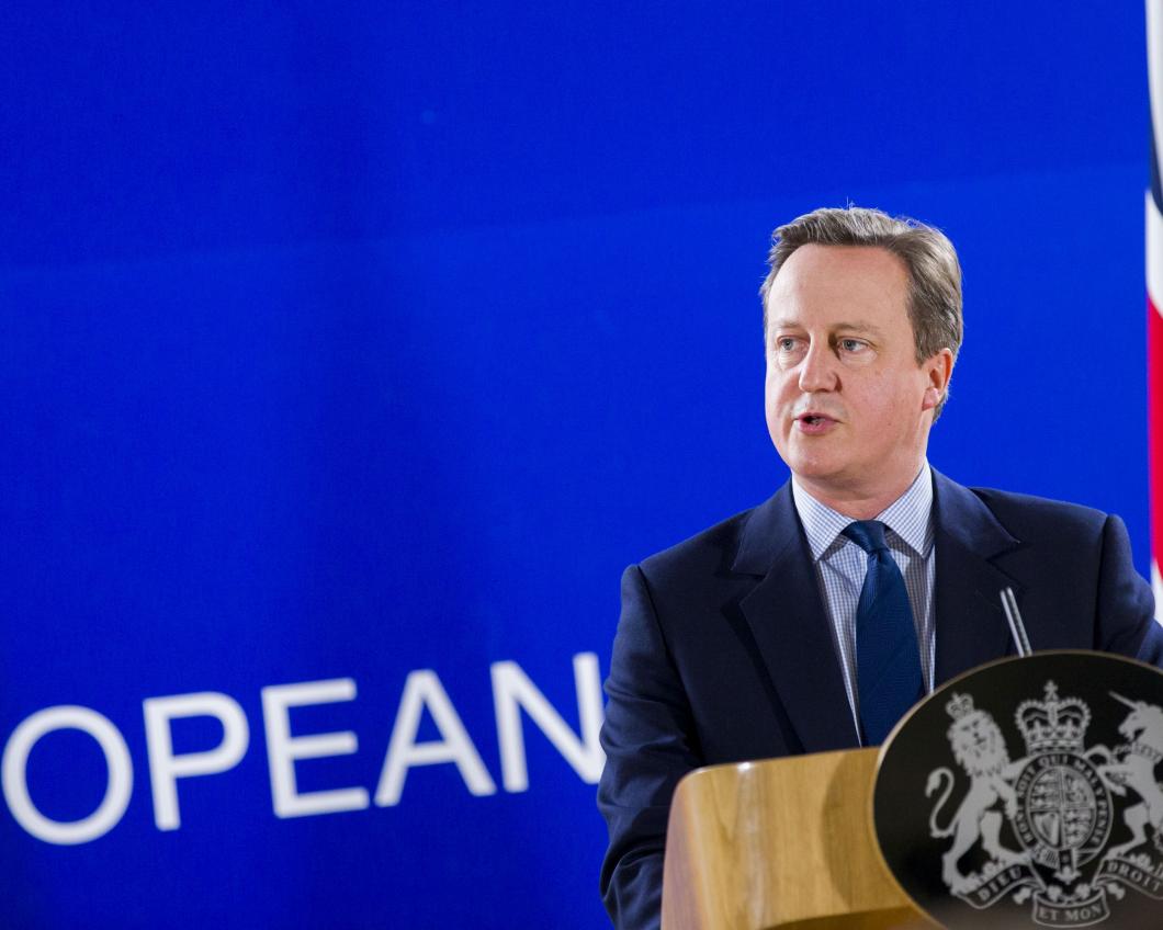 David Cameron in Brussel (© European Union)