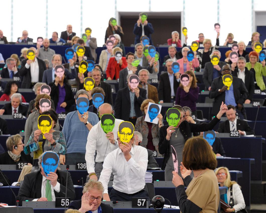Actie van de Groenen in het Europees Parlement