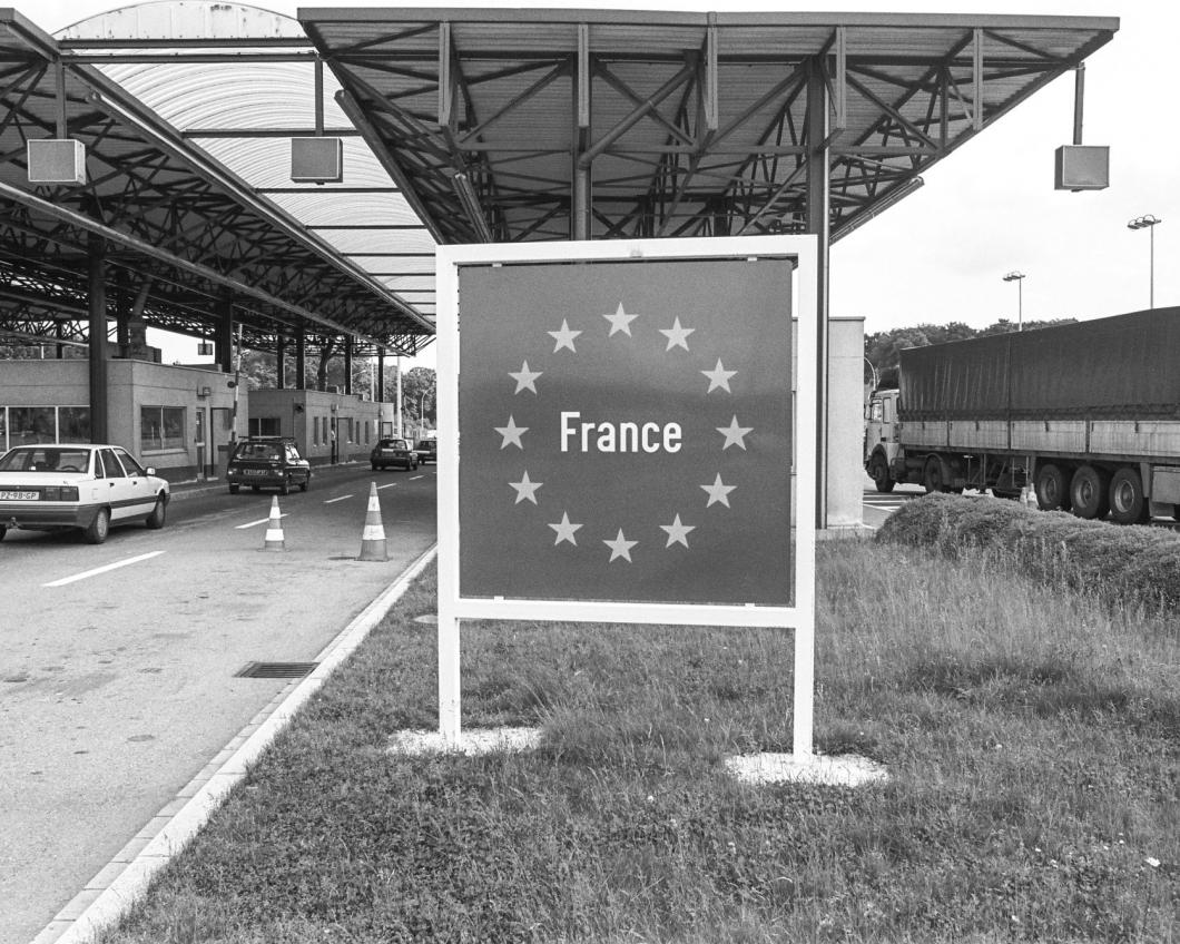 1986: Controle aan de Franse grens