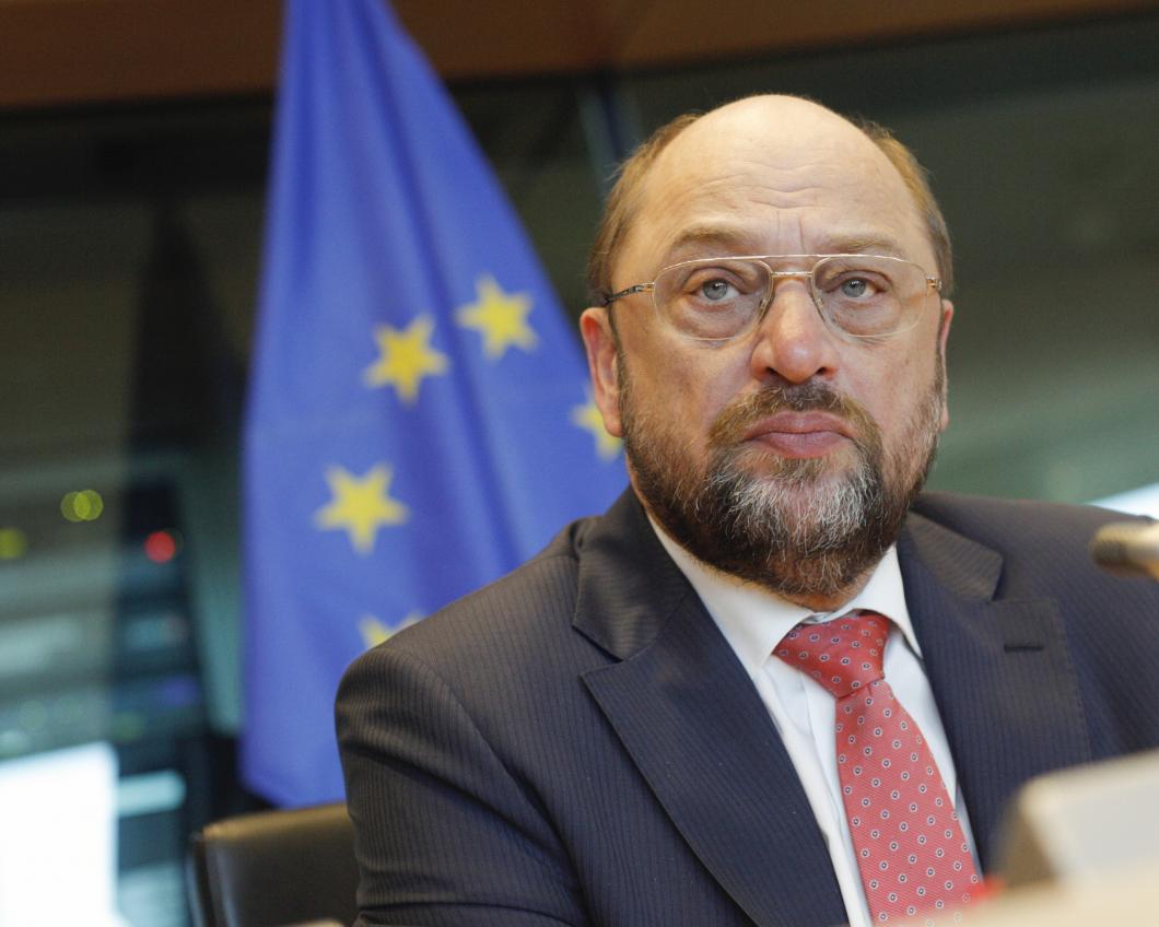 Parlementsvoorzitter Martin Schulz